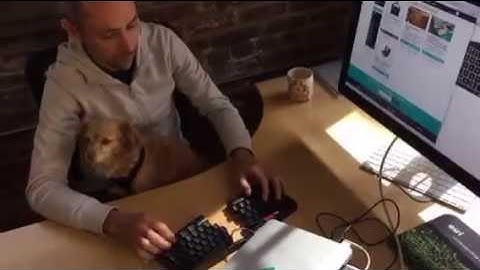 Ultimate Hacking Keyboard Periscope unboxing/demo