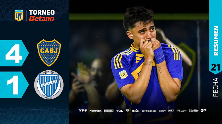 BOCA 4 - 1 GODOY CRUZ I Resumen del partido | #TorneoBetano 2024