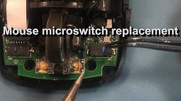 How to replace mouse microswitch