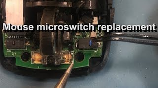 How to replace mouse microswitch