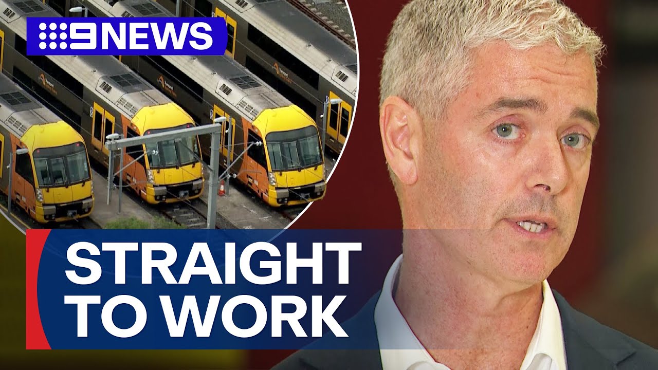 new-nsw-transport-minister-s-straight-to-work-9-news-australia-youtube