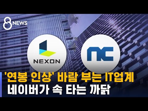 연봉 팍팍 올리는 IT업계 속 타는 네이버 이해진 SBS 