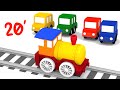Treni, Locomotive e Ferrovie delle Macchinine Colorate! Compilation per Bambini!
