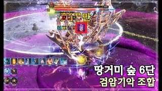 [BnS KR] 블레이드 앤 소울 - 땅거미 숲 6단 (검암기악 조합) / 기공사 시점