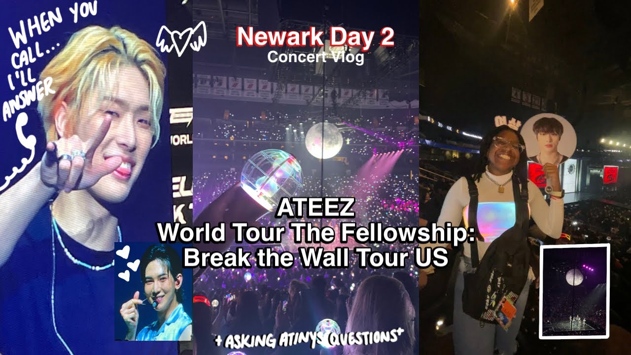 Ateez From Newark NJ World Tour The Fellowship Break the Wall 11