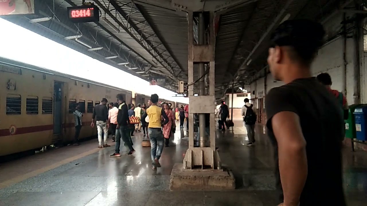 Railways daily routine when train arrives on platform.
