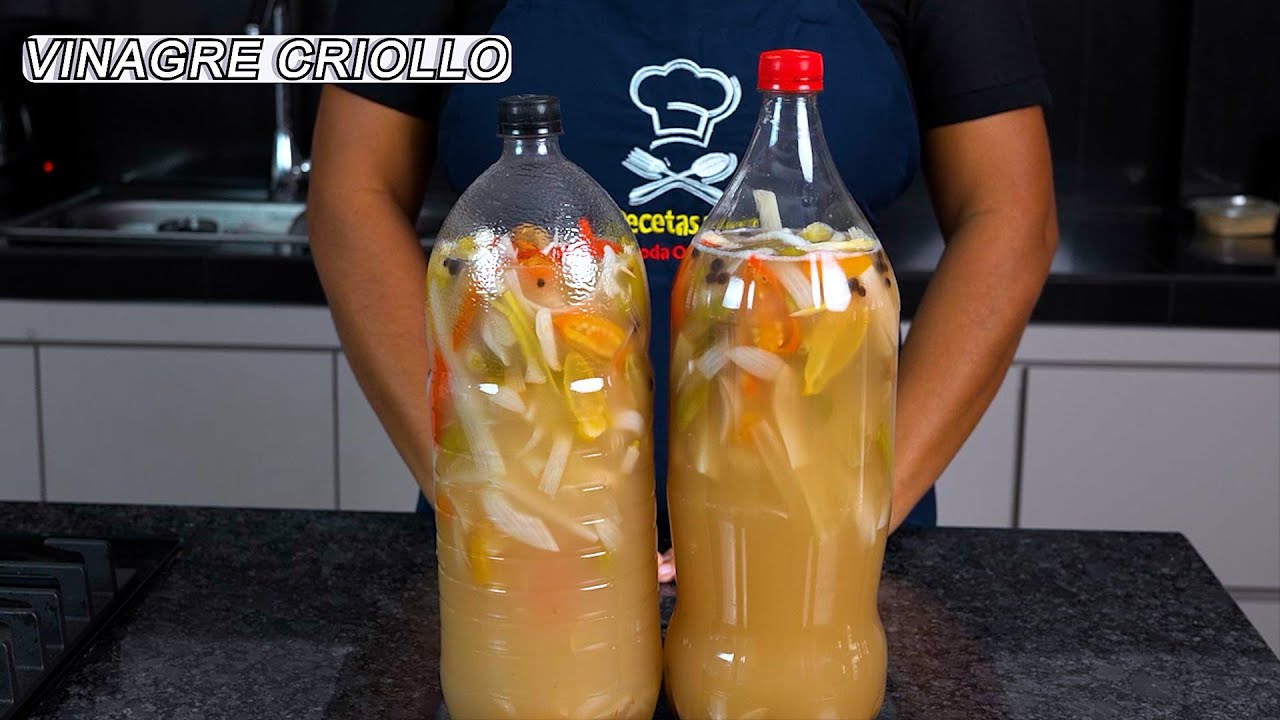 Paso a paso de un tradicional VINAGRE CASERO /Recetas fáciles - YouTube