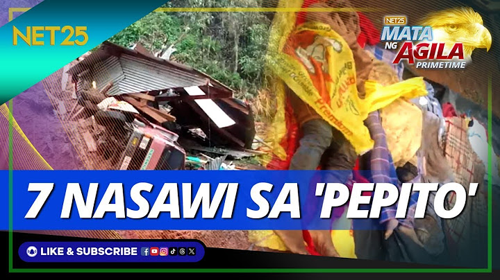 Nasawi ang pitong tao dahil sa Bagyong ‘Pepito’ —NDRRMC