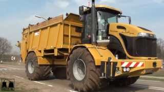 Pure Sound of a Challenger TG2244 spreading manure! FULL HD*