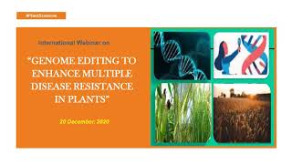 International Webinar On Plant Editing On 20Th December