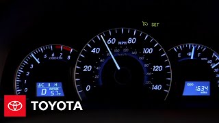 2012 Camry How-To: Cruise Control | Toyota