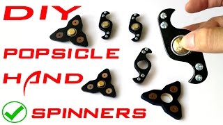 Hand Spinner fidget toy made from popsicles DIY tutorial(, 2016-10-16T17:07:07.000Z)