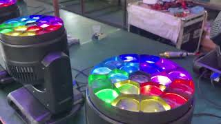 19×40W RGBW LED Bee Eye Wash Moving Head – Factory Direct