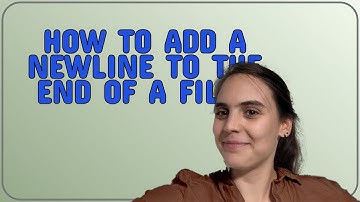 Unix: How to add a newline to the end of a file?