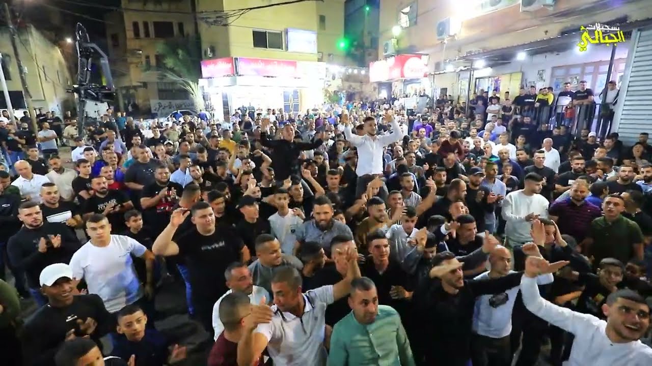 استقبال جماهيري ضخم من سهرة العريس سائد شحادة - الفنان حافظ موسى - مخيم نورشمس 2022