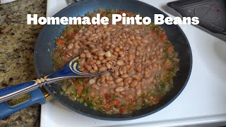 The EASIEST Homemade Pinto Beans, from scratch! You’ll never go back to store bought!