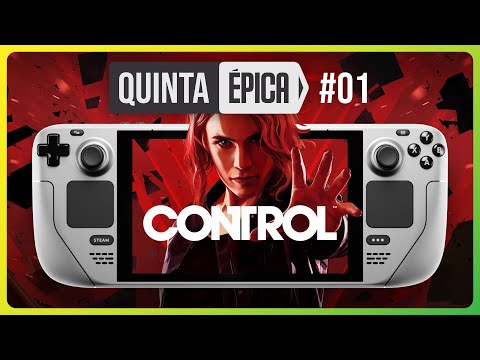 Gameplay e Configurações de CONTROL da Epic no Steam Deck