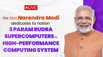 LIVE: PM Modi dedicates to nation 3 PARAM Rudra Supercomputers & High-Performance Computing system