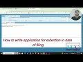 How to write Extension Application for filing Tax Return2025 VCC || Practical Step by step guidance|