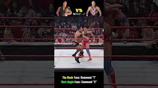 The Rock vs Kurt Angle - WWE Title Match: WWE No Way Out 2001