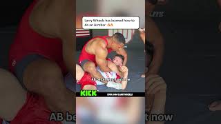 Merab teaches Larry Wheels how to do an armbar 🔥