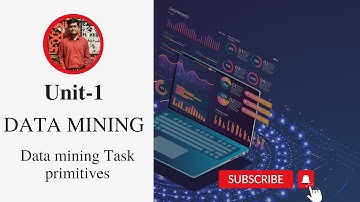 Data mining Task primitives