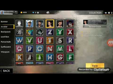 How To Change Profile Photo And Unlock A New Character In Free Fire Youtube