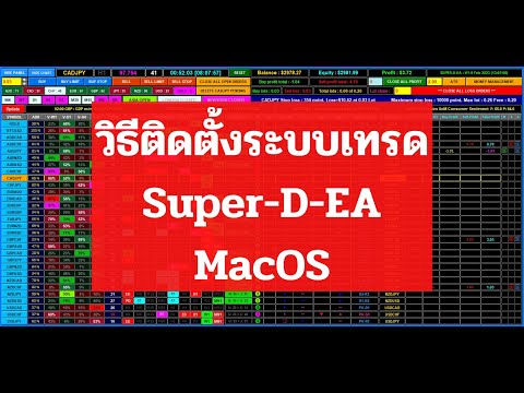 วิธีติดตั้งระบบเทรด Super-D-EA สำหรับ MacOS