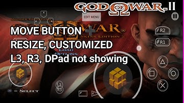DAMONSX2 EMULATOR Customized button L3 R3 Dual Pad | How to change touchscreen buttons in Damonsx2