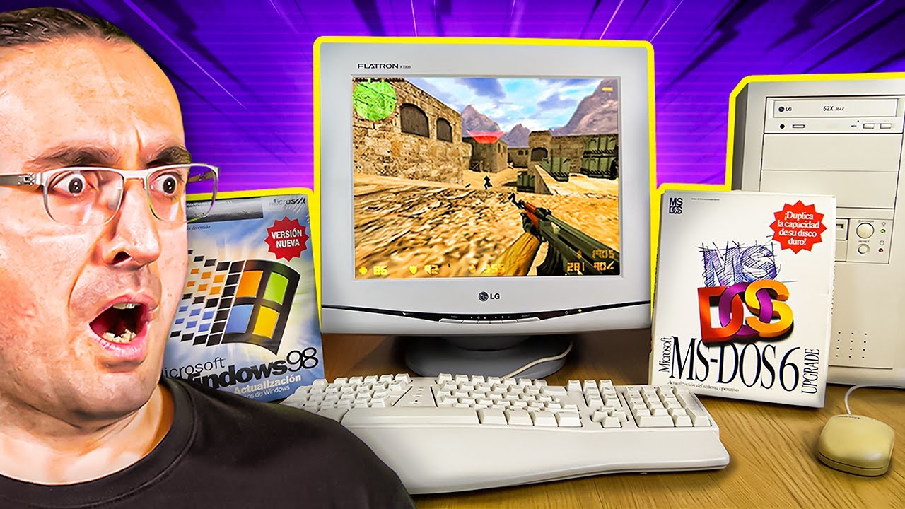 ⚙️ ¿ CÓMO ERA UN PC GAMER RETRO DE HACE 20 AÑOS ? FLIPAD con mi AMD K6 ...
