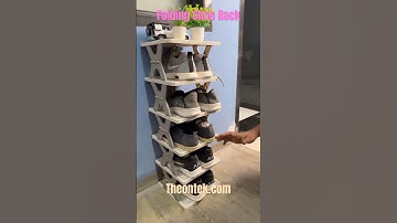Amazing Folding Plastic Shoe Rack #shoerack #shorts