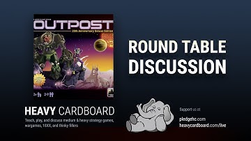Round Table only - Outpost Round Table discussion by Heavy Cardboard