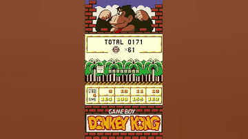 Game Boy Donkey Kong Level A Day: 4-12 Cutscene