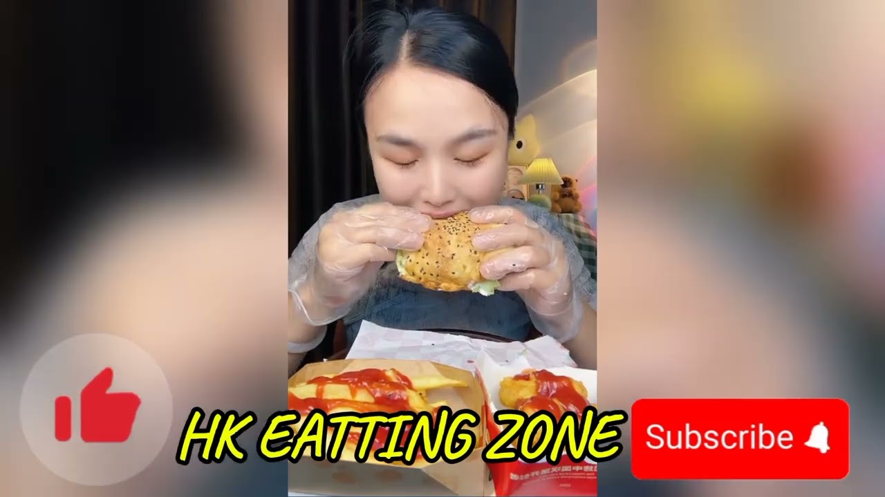 Amazing Bargar yummy and testy food eating. ASMR 