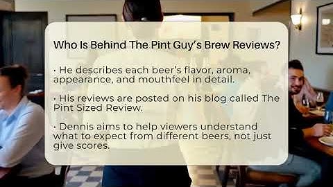 Who Is Behind The Pint Guy’s Brew Reviews? - The Pint Guy