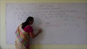 CBSE Class 10 Mathematics Coordinate Geometry - Exercise 7.3 (Part 24)