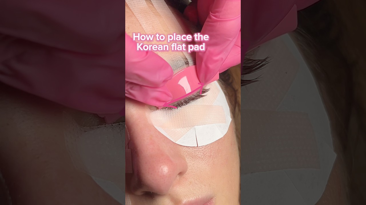 How to place the Korean flat pad💕