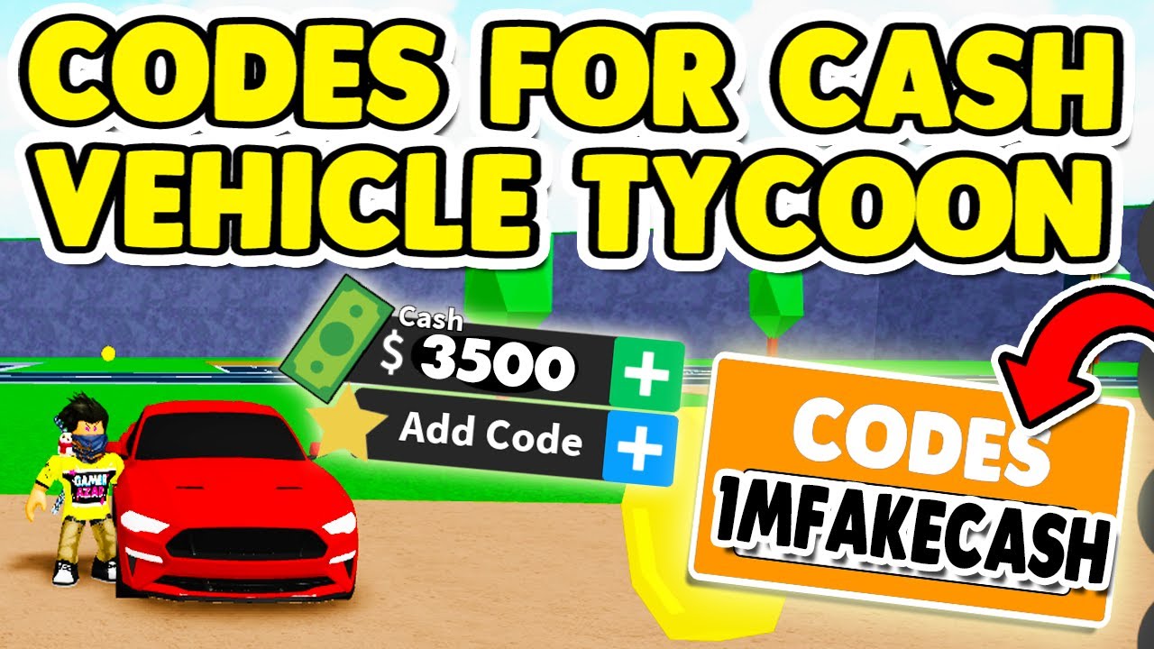 All Op Roblox Vehicle Tycoon Codes For Cash June 2020 Youtube - codigos para vehicle tycoon roblox 2020