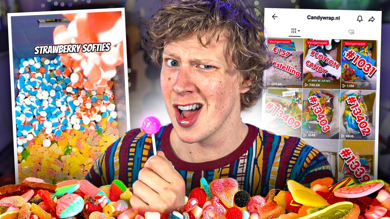 Deze Nederlander wordt binnenkort miljonair met tiktoks over snoepjes...