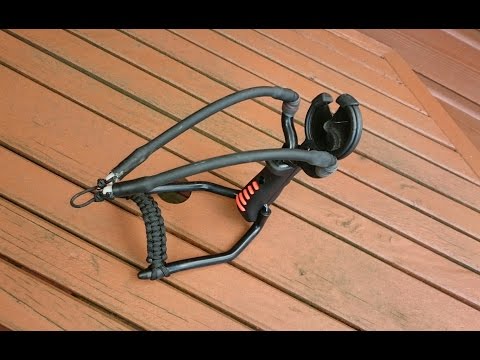 Como transformar um estilingue Barnett Black Widow em um slingbow