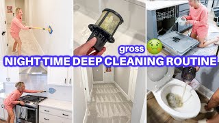 NIGHT TIME DEEP CLEAN WITH ME | AFTER DARK SPEED CLEANING MOTIVATION | HOMEMAKER | JAMIE'S JOURNEY