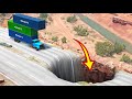 Cars vs Giant Pit - BeamNG Drive - 🔥 ULTIMATE Edition Compilation