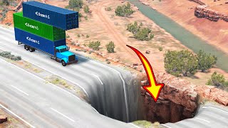 Cars vs Giant Pit - BeamNG Drive - 🔥 ULTIMATE Edition Compilation