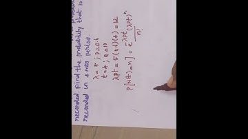 Random process and linear algebra Unit 3 poisson process sum 2