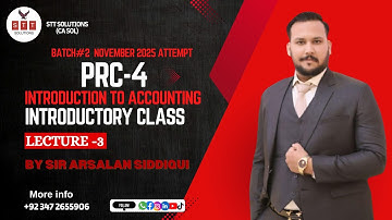 BATCH#2 PRC-4 INTRODUCTORY 3rd CLASS BY SIR ARSALAN SIDDQUI