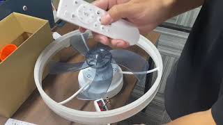 Regular Remote Pairing Method for Orison Ceiling Fan with Light