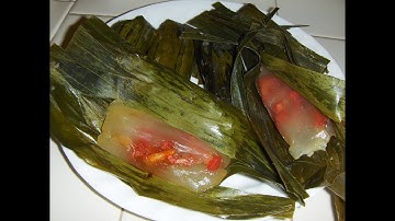 CLEAR DUMPLING WRAPPED IN BANANA LEAF –BÁNH BỘT LỌC LÁ