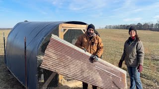 Good Enough is PERFECT to us!  Winterizing the Hoop Coops. by Living Traditions Homestead 74,940 views 3 months ago 28 minutes