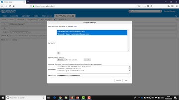 Lesson 7: Send and Receive PGP Encrypted/Signed Mails
