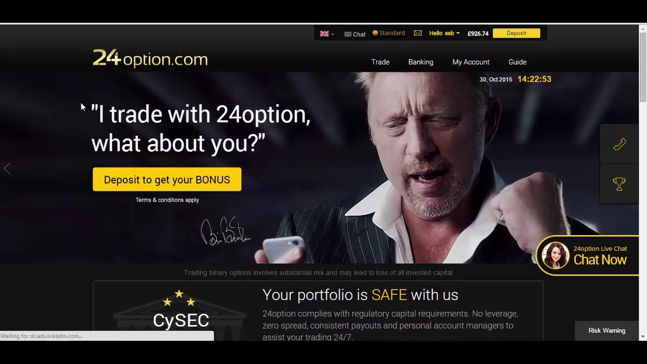 24 Option Broker Review, Binary Options Broker Review - White Money